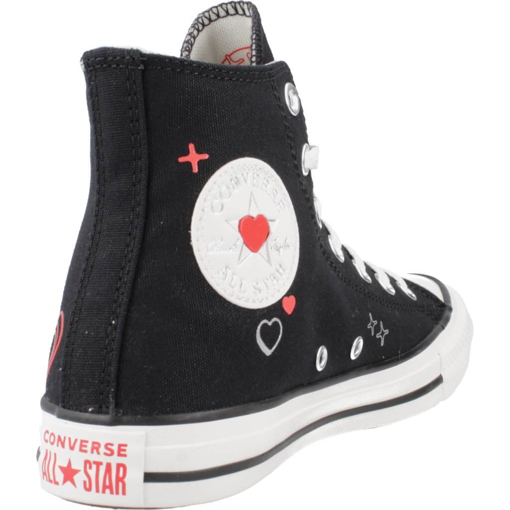 Chaussures Femmes Converse Montante Ctas Hi Noir 3/5