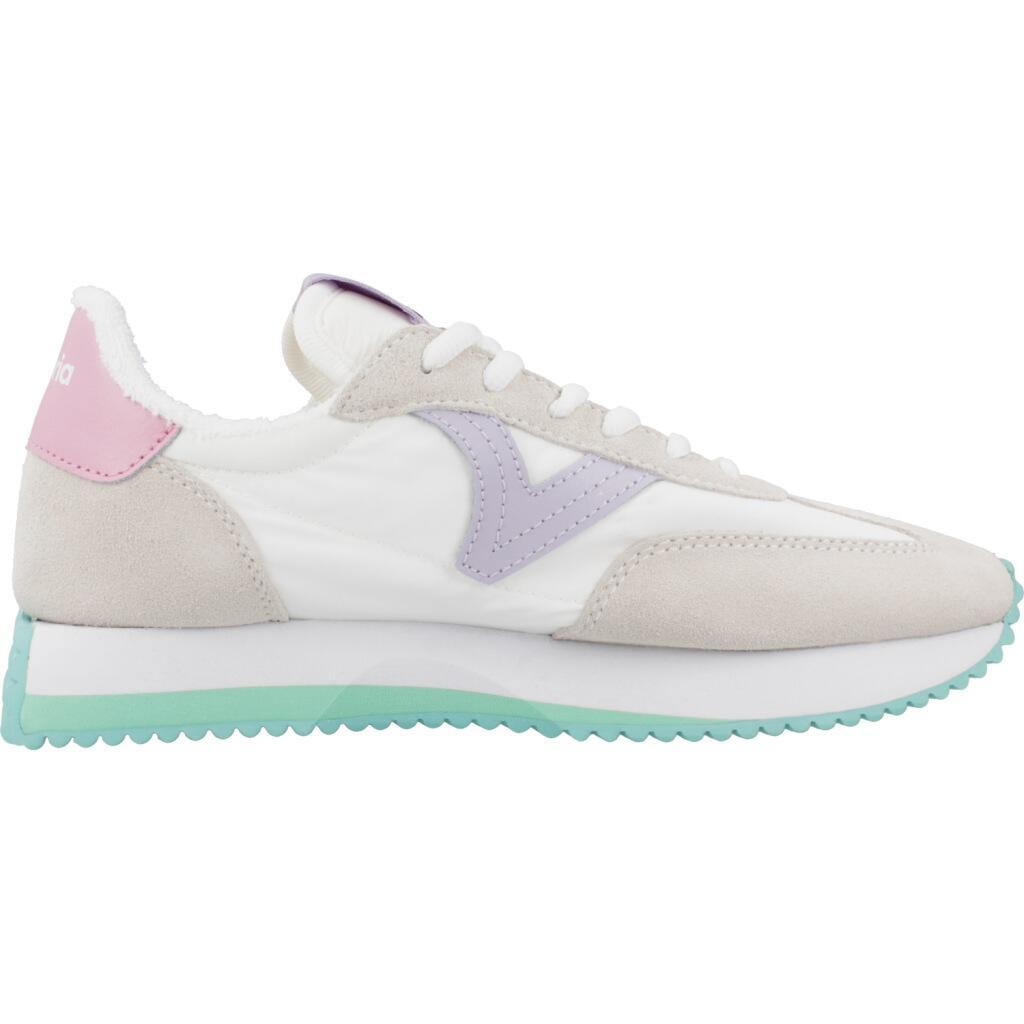 Sneakers Victoria Modell Cosmos Serraje & Nylon Mul Farbe Beige 4/5