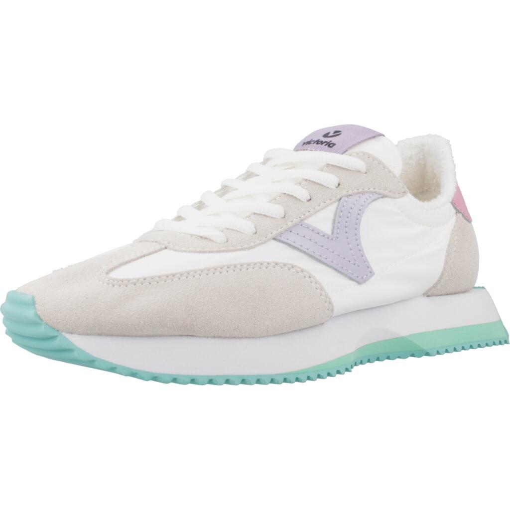 Sneakers Victoria Modell Cosmos Serraje & Nylon Mul Farbe Beige 1/5