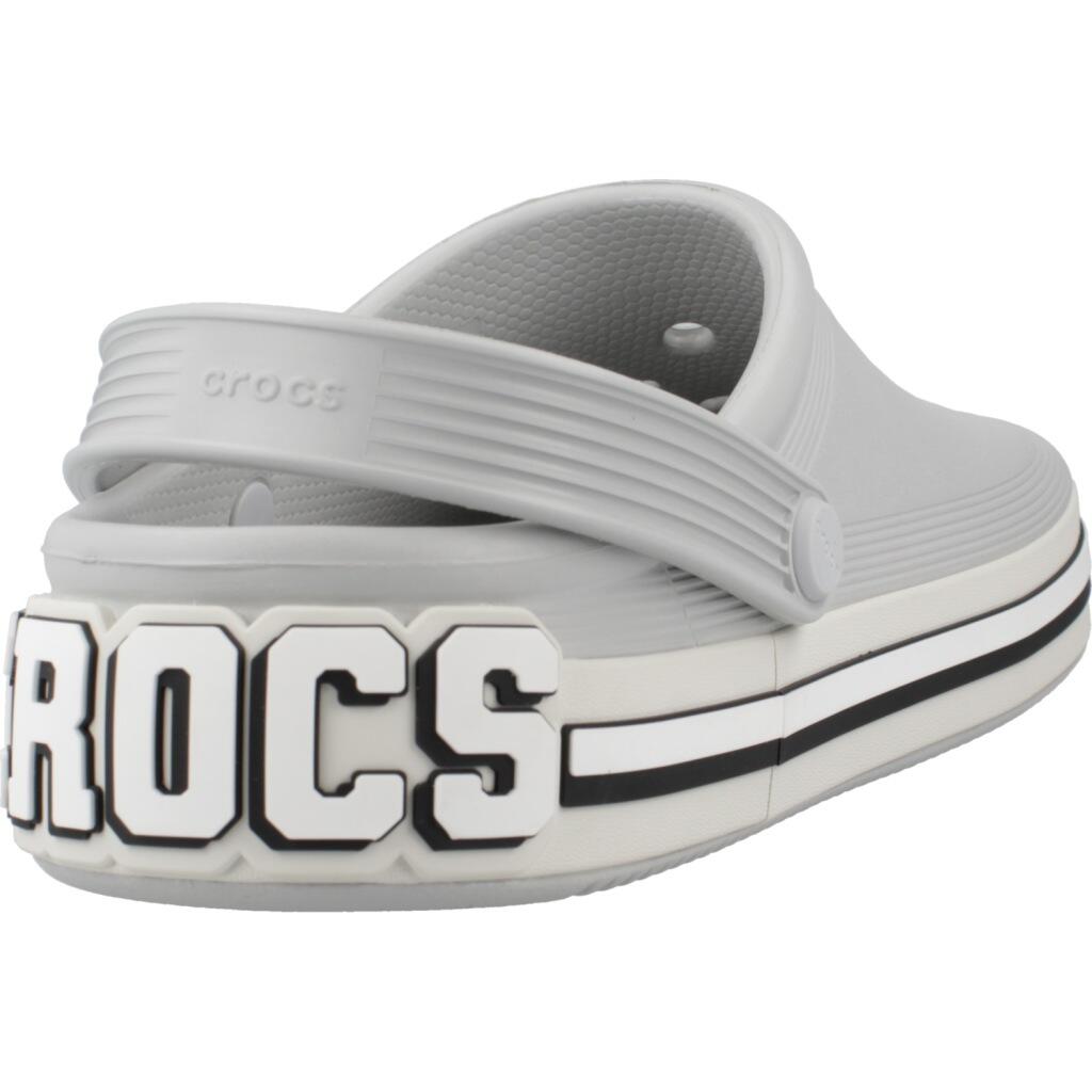 Chanclas Mujer Crocs Off Court Logo Clog Gris 3/5