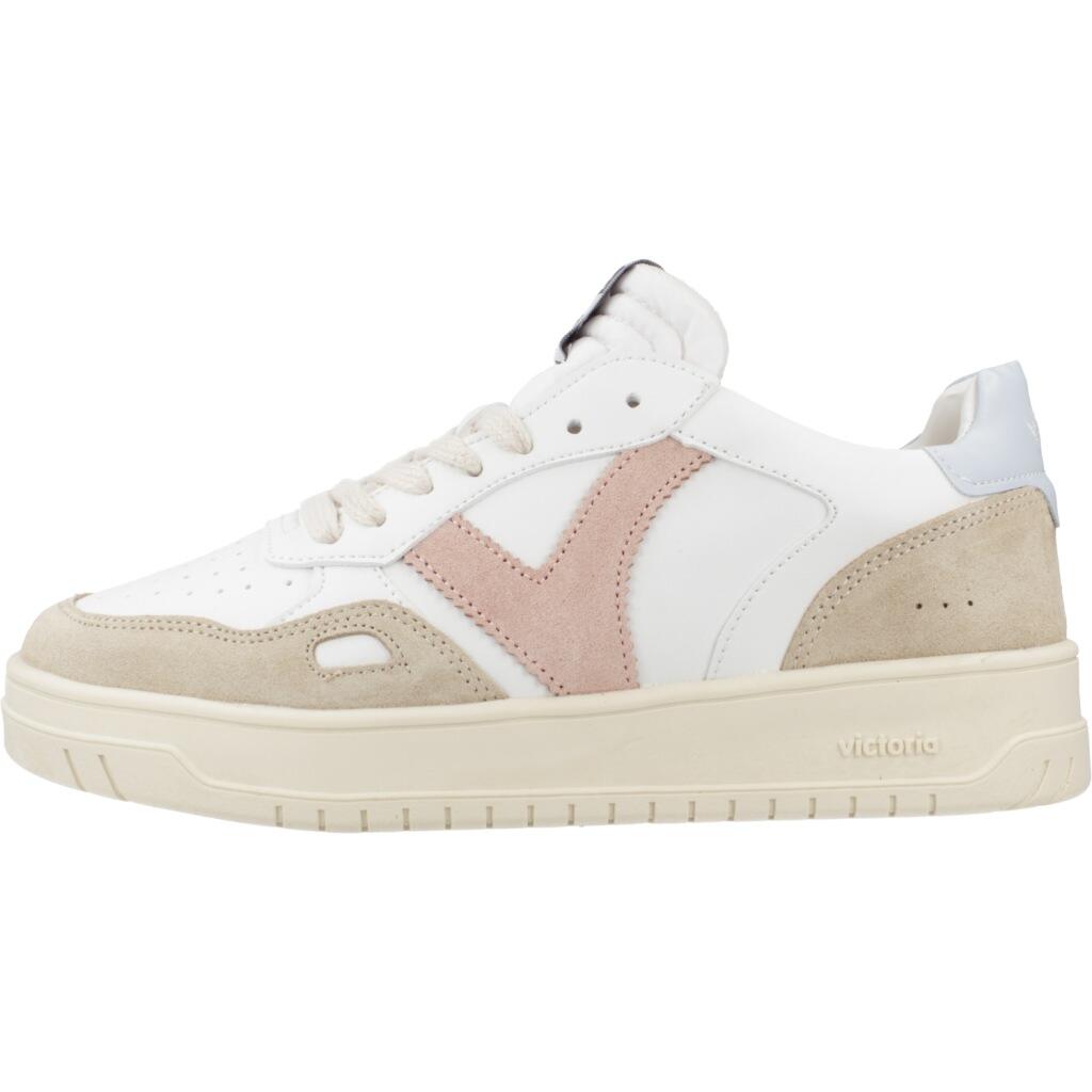 Scarpe da basket basse da donna con effetto pelle Victoria 2/6