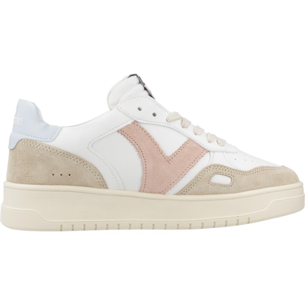 Scarpe da basket basse da donna con effetto pelle Victoria 4/6