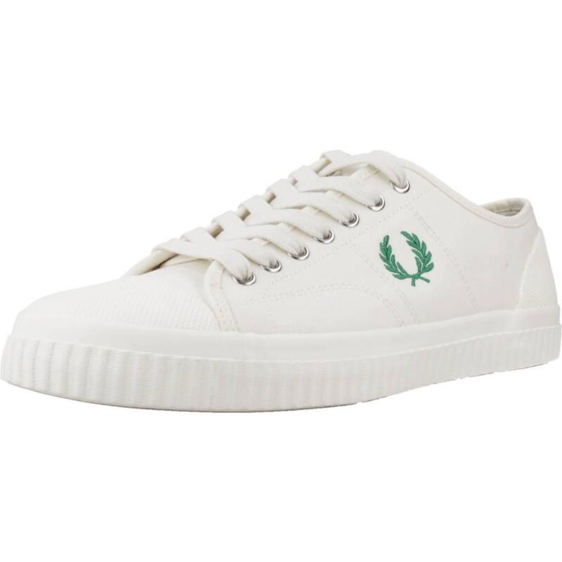 Zapatillas hombre Fred Perry Hughes Low Canvas Blanco