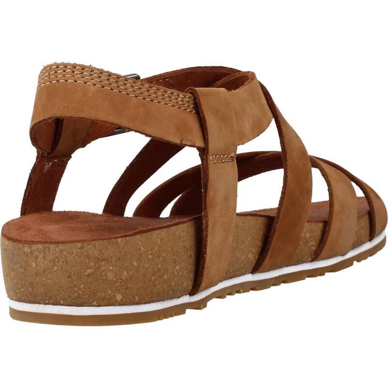 Sandalias Mujer Timberland Malibu Waves Ankle Marron