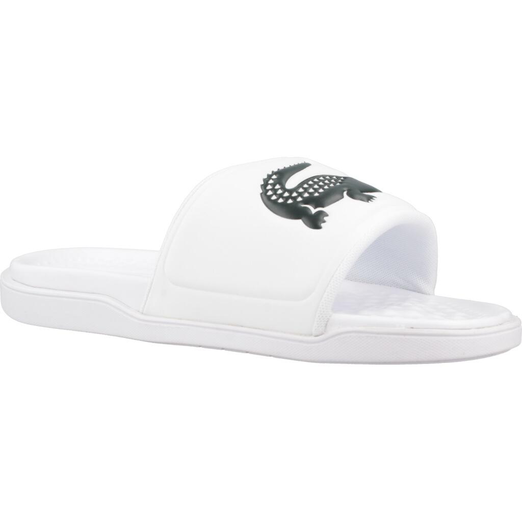 Chanclas Hombre Lacoste Serve Dual Synthetic Logo Blanco 5/6