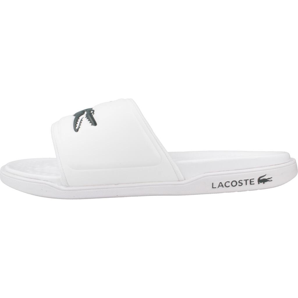 Chanclas Hombre Lacoste Serve Dual Synthetic Logo Blanco 2/6