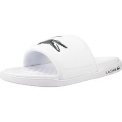 Chanclas Hombre Lacoste Serve Dual Synthetic Logo Blanco