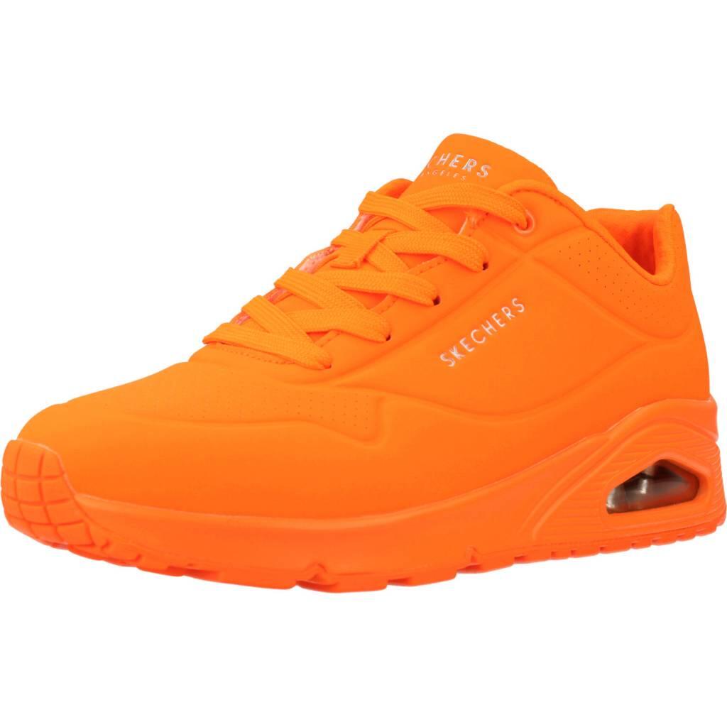 SKECHERS Skecher Street UNO Night Shades Sneakers Damen 73667 neon orange