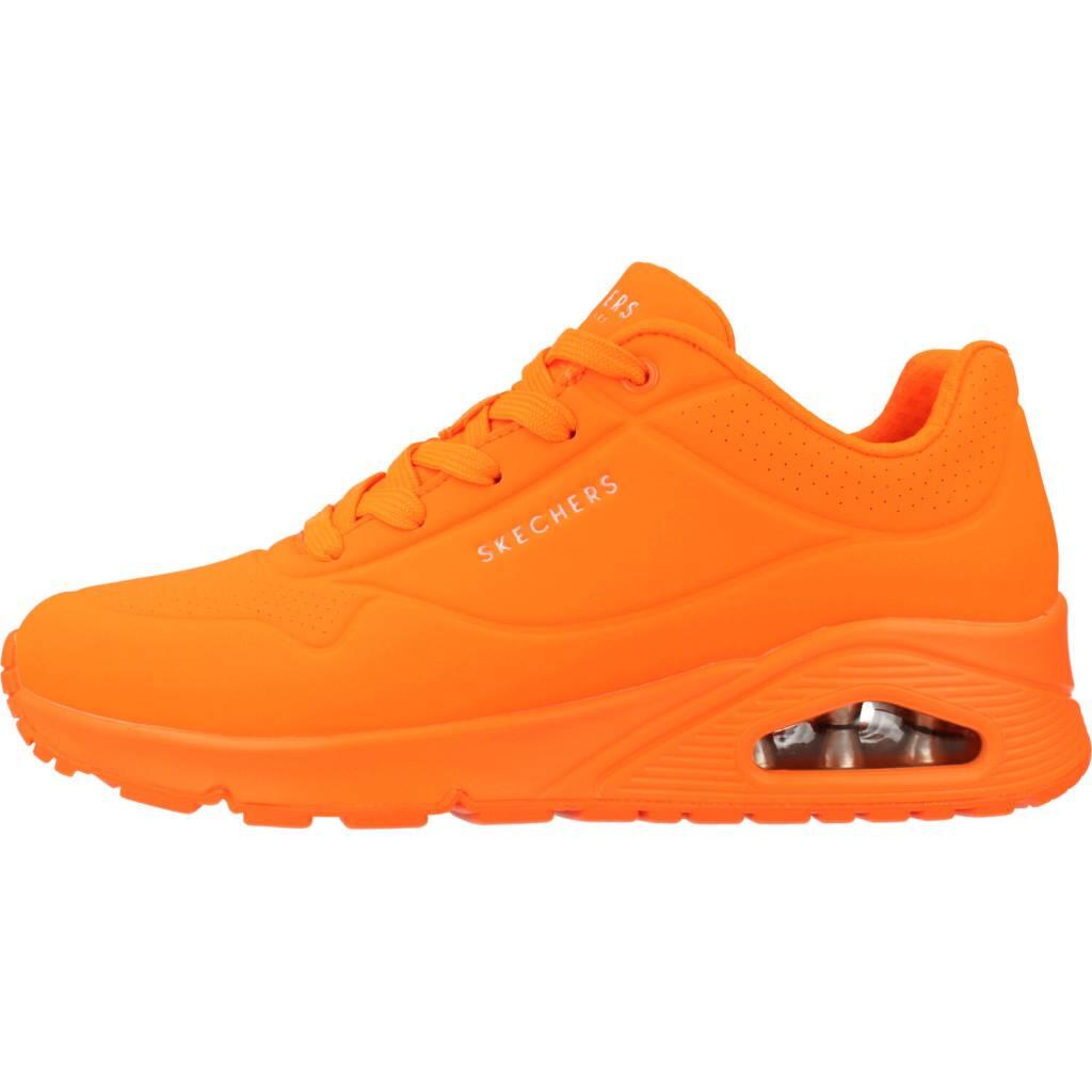 Turnschuhe Frau Skechers Uno Night Shades Orange 2/7