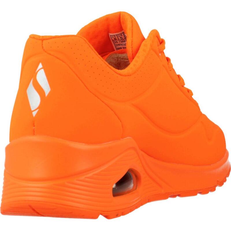 Zapatillas mujer Skechers Uno Naranja