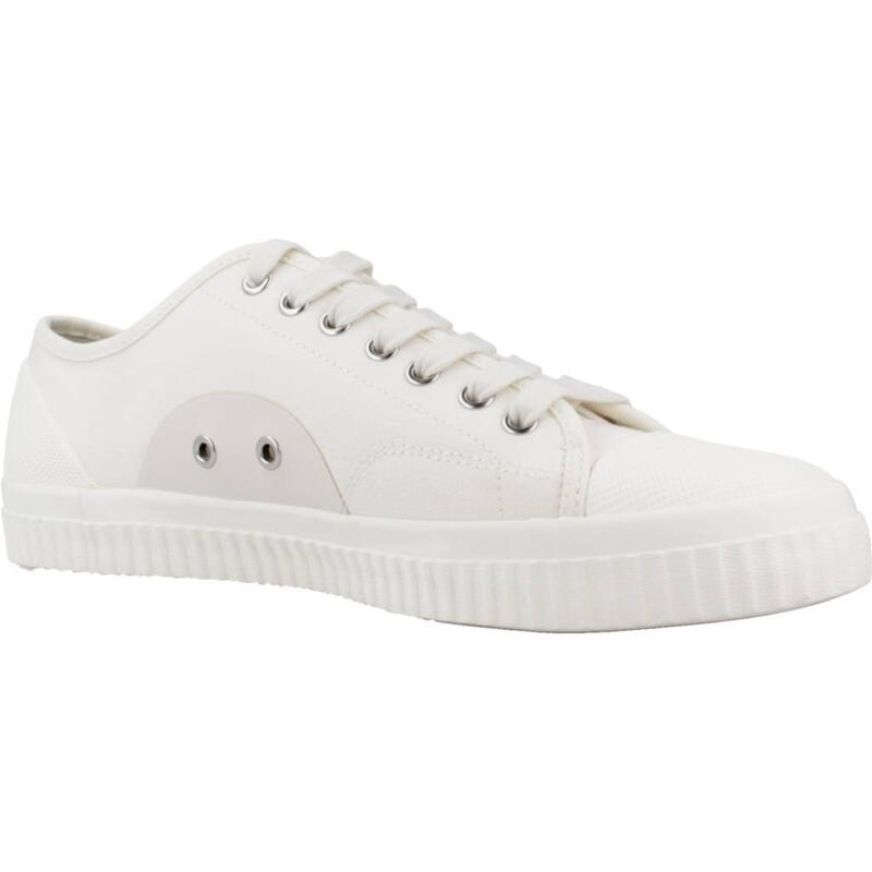 Zapatillas hombre Fred Perry Hughes Low Canvas Blanco