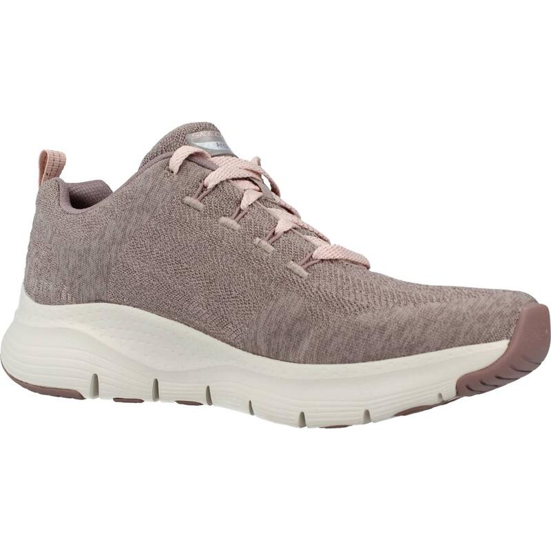 Zapatillas mujer Skechers Arch Fit - Comfy Wave Marron