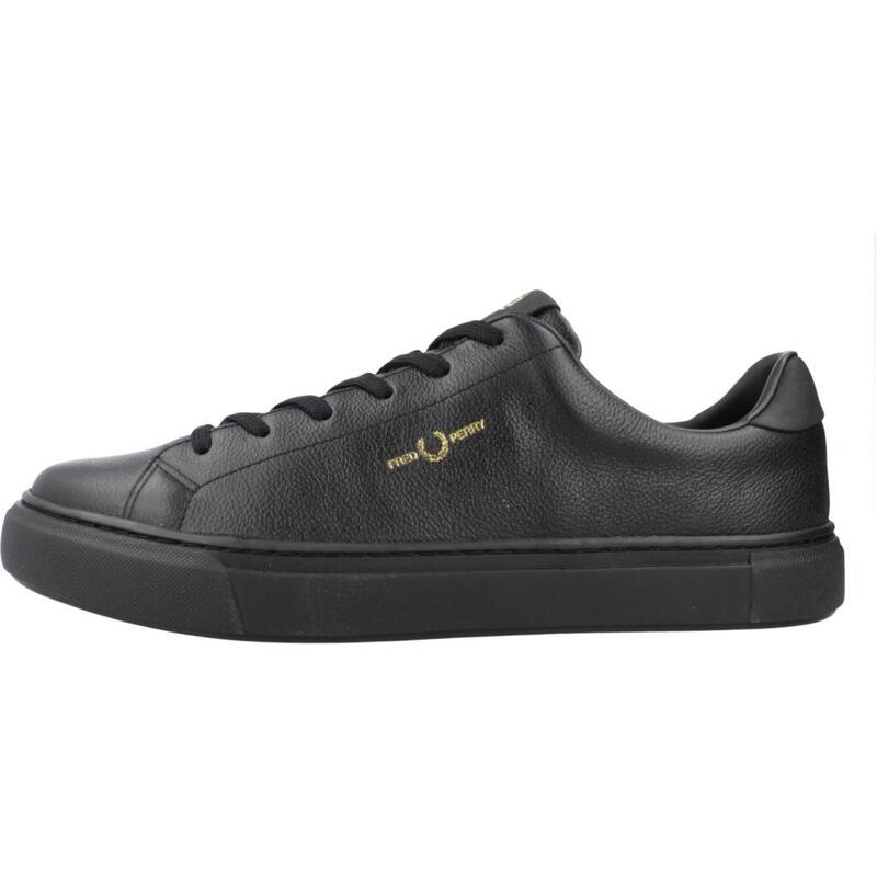 Zapatillas hombre Fred Perry B71 Tumbled Leather Negro