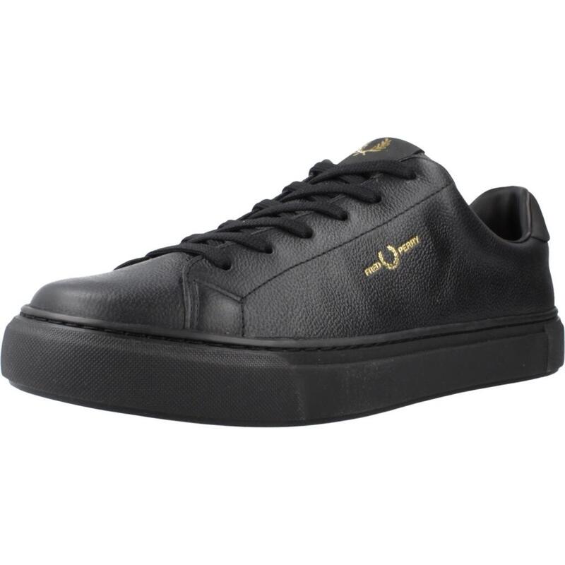 Zapatillas hombre Fred Perry B71 Tumbled Leather Negro