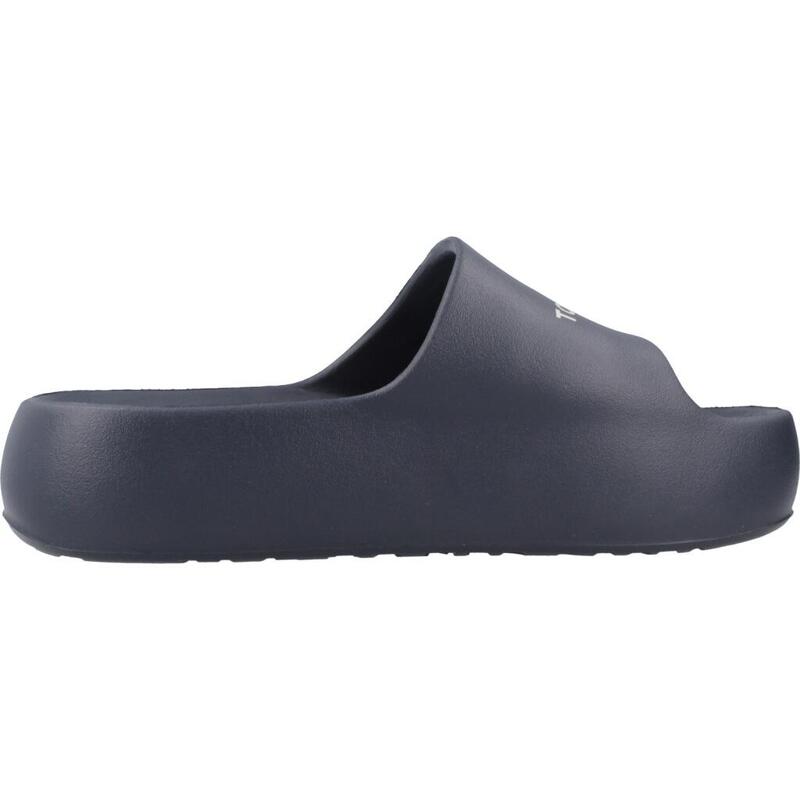 Chanclas Mujer Tommy Jeans Tjw Chunky Flatform Slid Azul