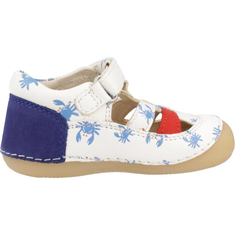 Sandalias Niño Kickers Sushy Blanco