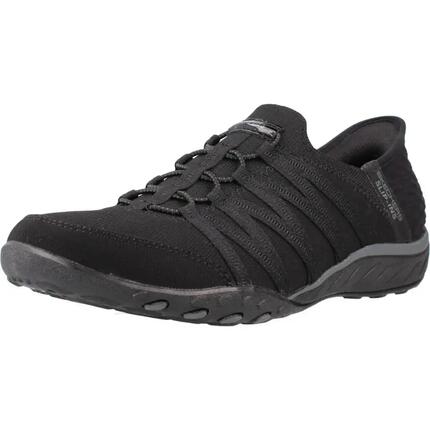 Baskets Skechers Modèle Slip-ins Breathe-easy- Roll-with-me Couleur Noir