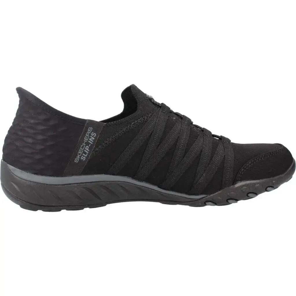 Scarpe Donna Skechers Slipins Breathe Easy Roll Me nero 4/6