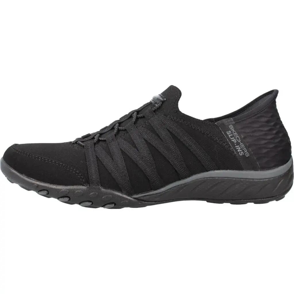 Scarpe Donna Skechers Slipins Breathe Easy Roll Me nero 2/6