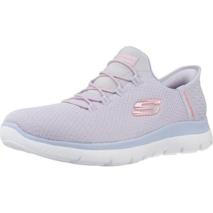 Baskets Femme Baskets Skechers SUMMITS-DIAMOND DREAM Bleu Bleu Skechers