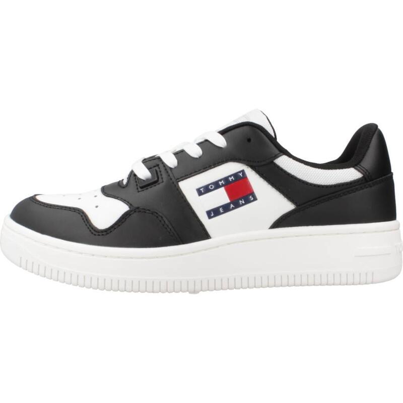 Zapatillas mujer Tommy Jeans Tjw Retro Basket Ess Negro