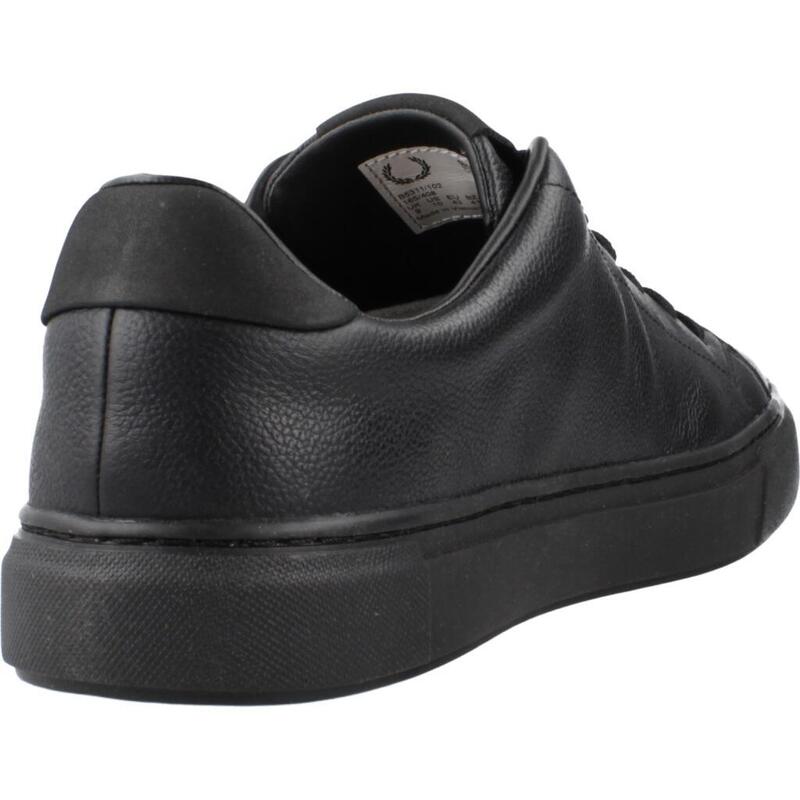 Zapatillas hombre Fred Perry B71 Tumbled Leather Negro