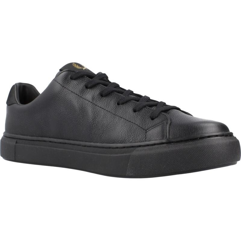 Zapatillas hombre Fred Perry B71 Tumbled Leather Negro