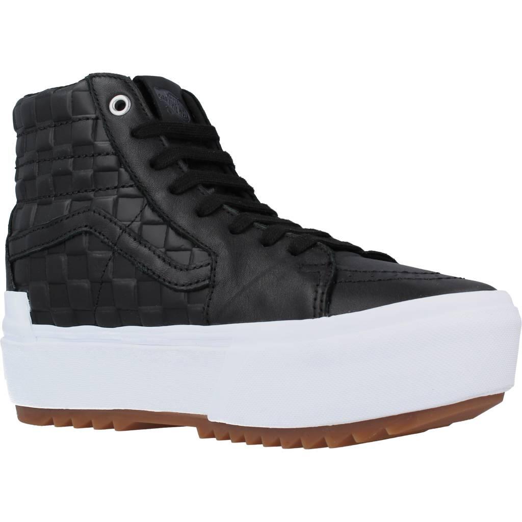 Zapatillas mujer Vans Ua Sk8-hi Stacked Negro 5/5