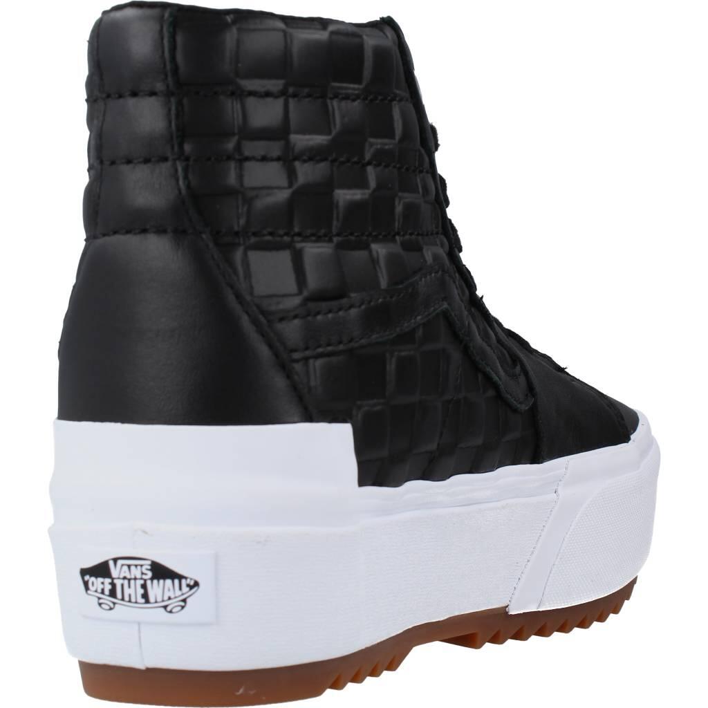 Zapatillas mujer Vans Ua Sk8-hi Stacked Negro 3/5