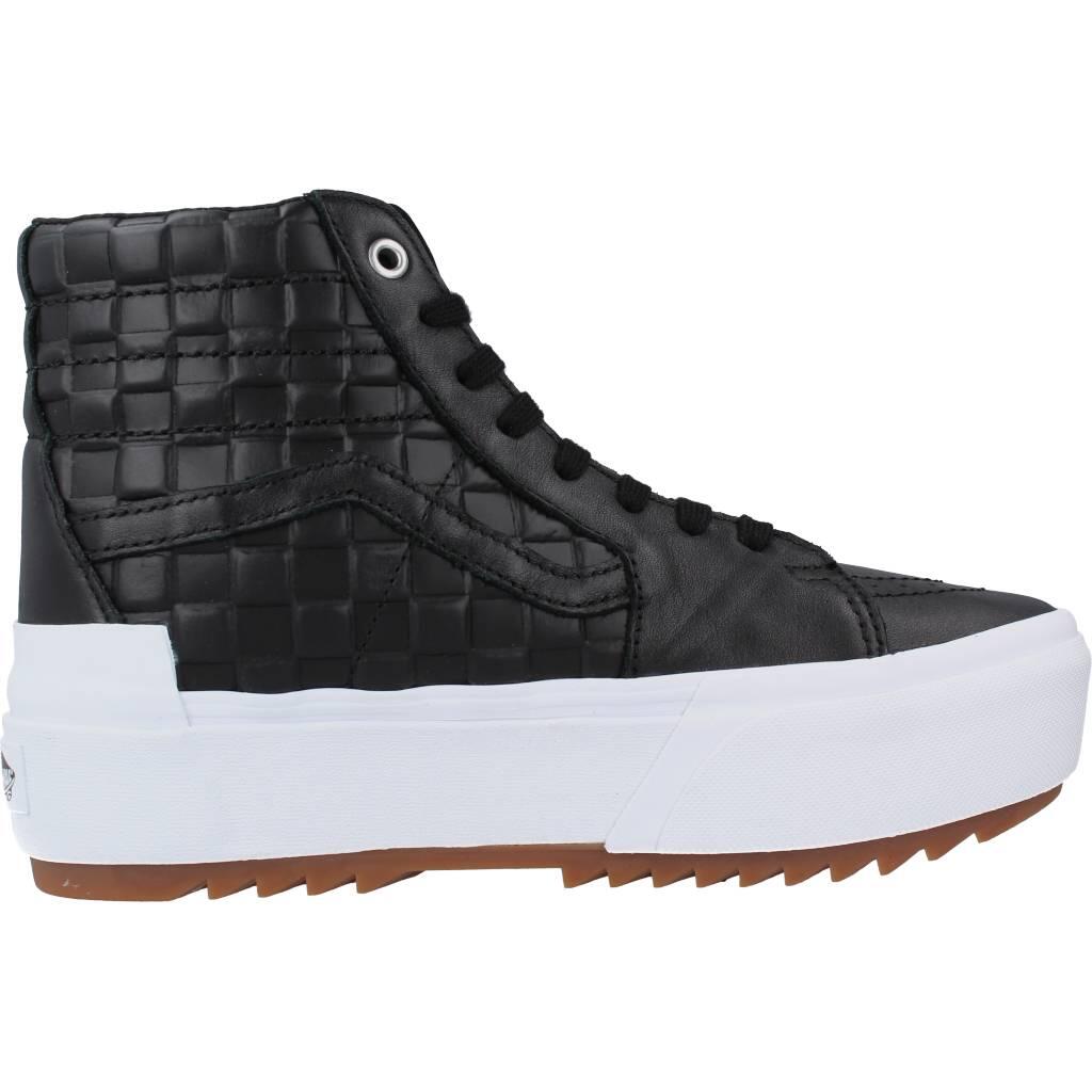 Zapatillas mujer Vans Ua Sk8-hi Stacked Negro 4/5