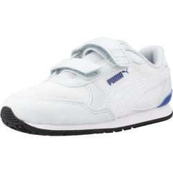 Zapatillas niño Puma Runner V3 Mesh Blanco