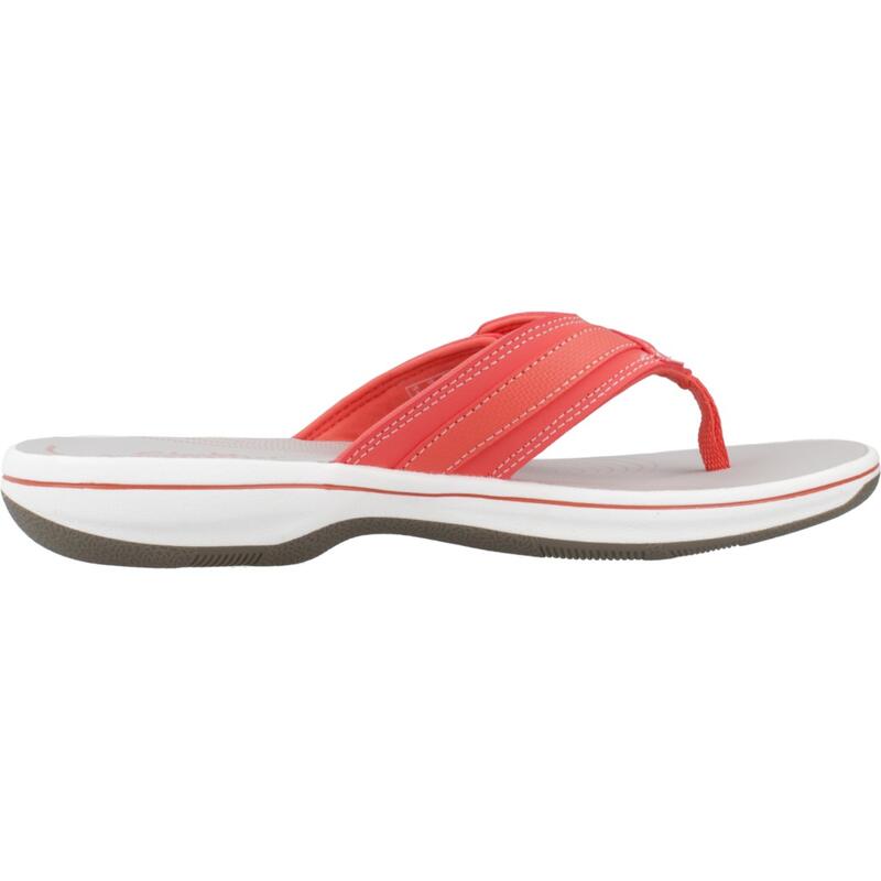 Chanclas Mujer Clarks Brinkley Sea Naranja