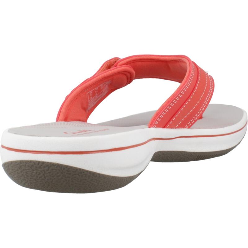 Chanclas Mujer Clarks Brinkley Sea Naranja