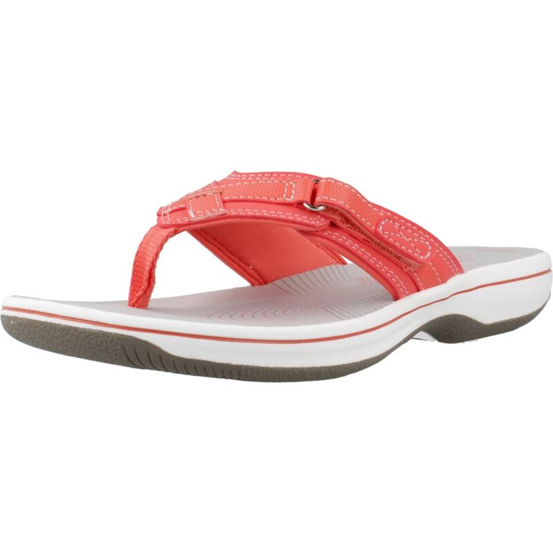 Chanclas Mujer Clarks Brinkley Sea Naranja