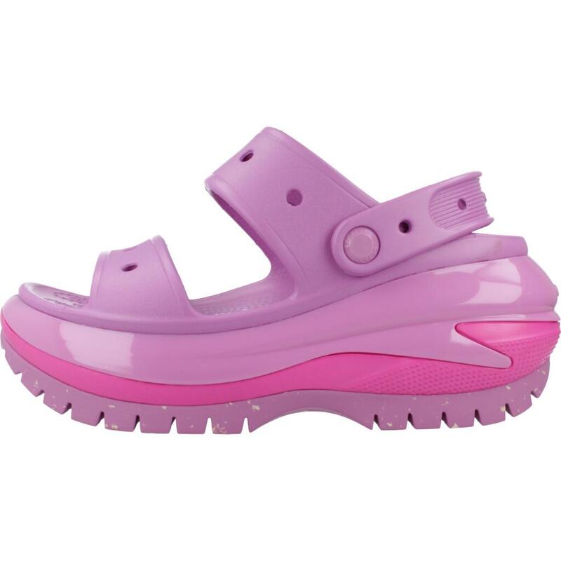 Chanclas Mujer Crocs Classic Mega Crush Sandal Violeta