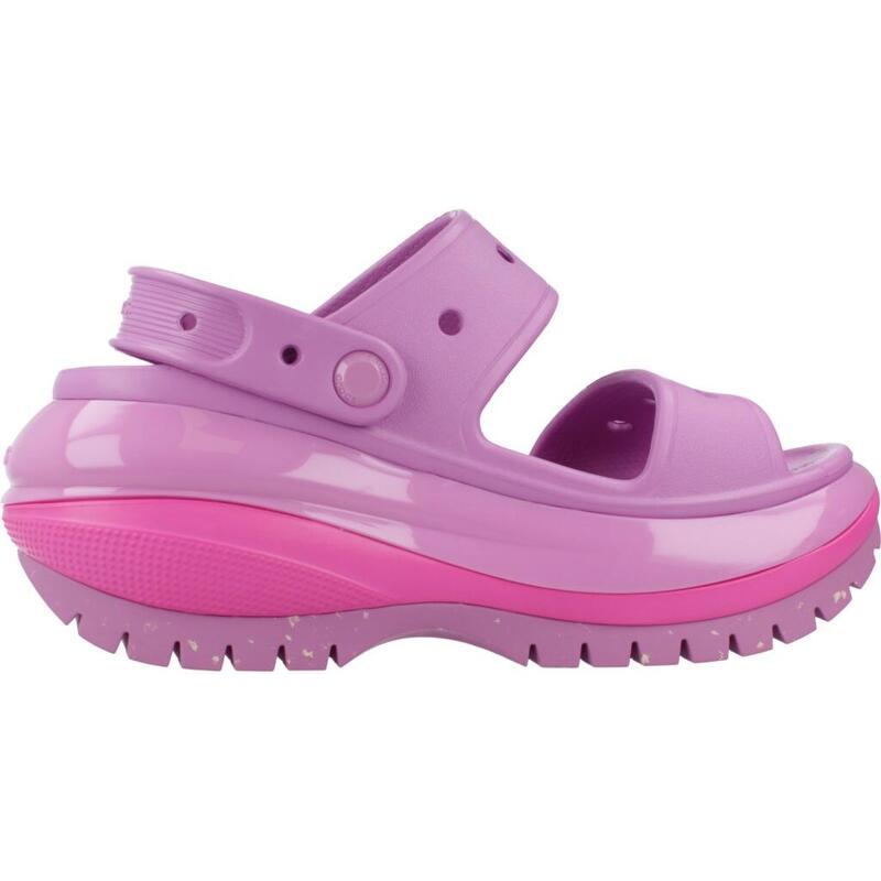 Chanclas Mujer Crocs Classic Mega Crush Sandal Violeta