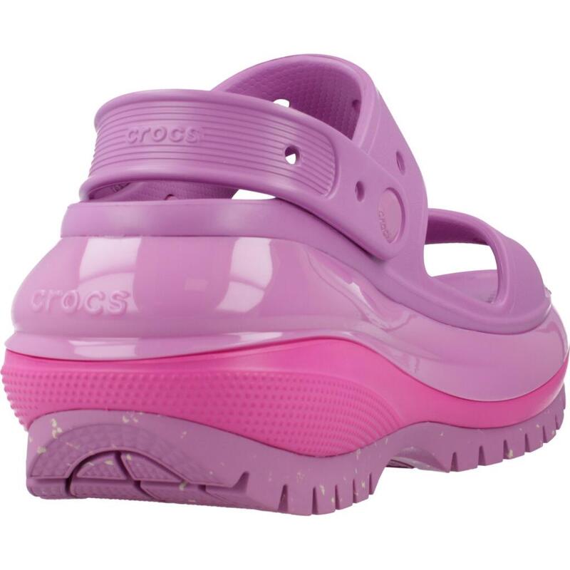 Chanclas Mujer Crocs Classic Mega Crush Sandal Violeta