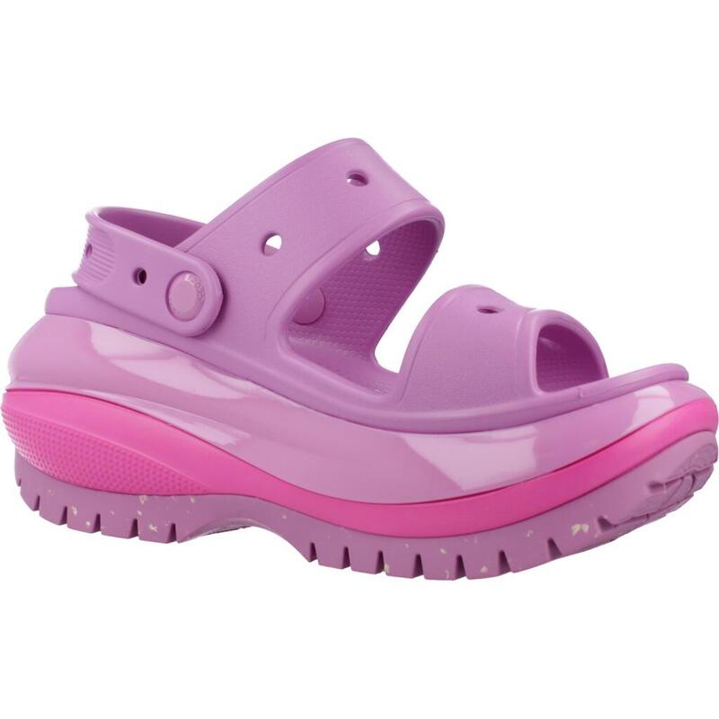 Chanclas Mujer Crocs Classic Mega Crush Sandal Violeta