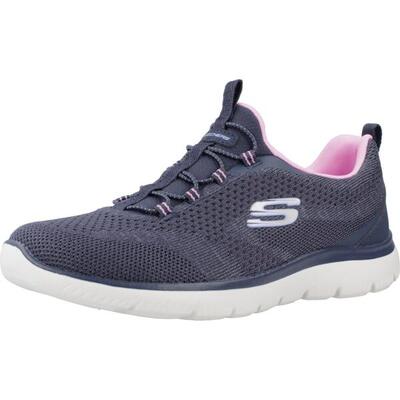 Zapatillas dames skechers summits-new nature blauw