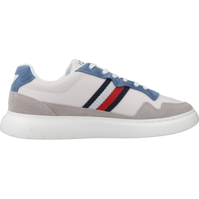 Zapatillas hombre Tommy Hilfiger Lightweight Leather Mix Gris