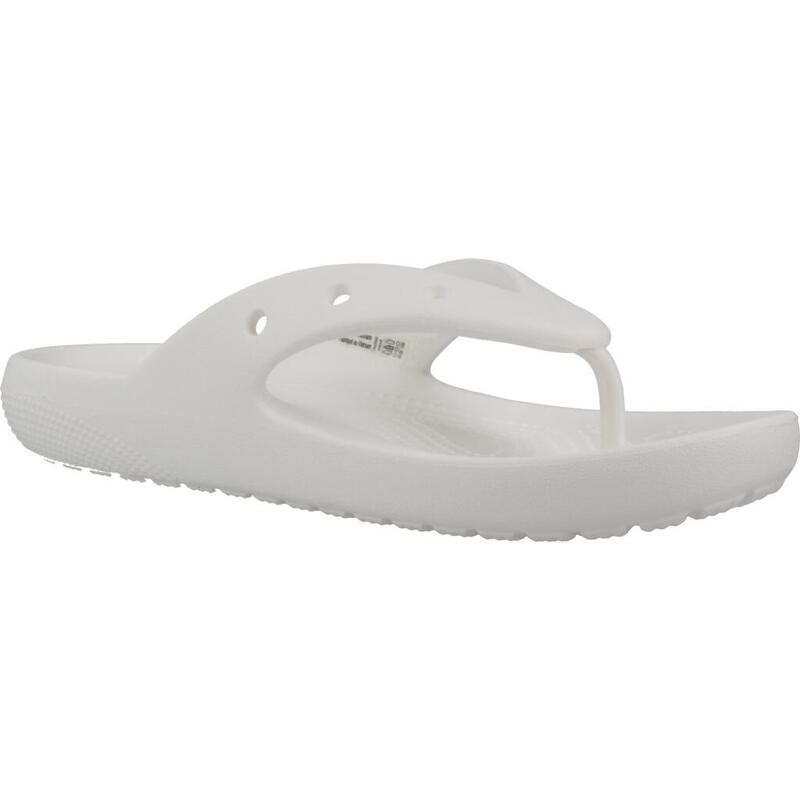 Chanclas Mujer Crocs Classic Flip V2 Blanco