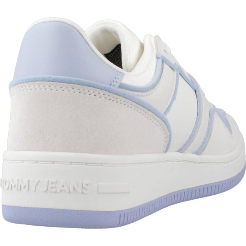 Zapatillas mujer Tommy Jeans Tjw Retro Basket Blanco