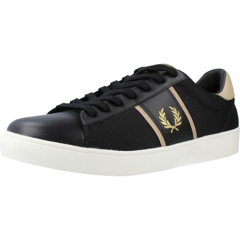 Zapatillas hombre Fred Perry Spencer Mesh/leathe Negro