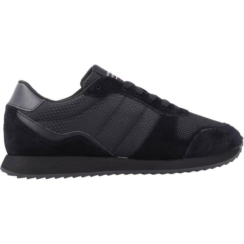 Zapatillas hombre Tommy Hilfiger Runner Evo Mix Negro