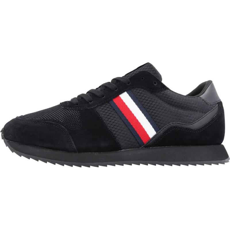 Zapatillas hombre Tommy Hilfiger Runner Evo Mix Negro