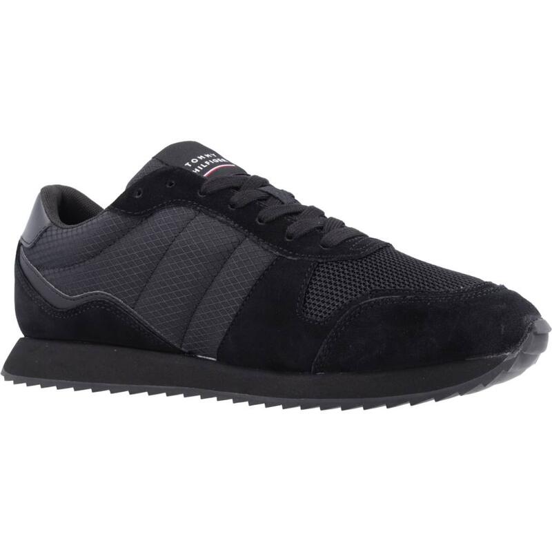 Zapatillas hombre Tommy Hilfiger Runner Evo Mix Negro