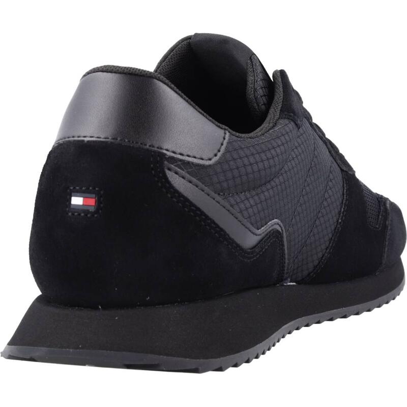 Zapatillas hombre Tommy Hilfiger Runner Evo Mix Negro