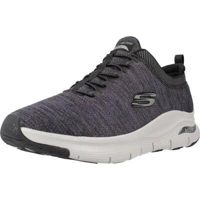 SKECHERS ARCH FIT WAVEPORT scarpe sportive uomo grigio con blu notte