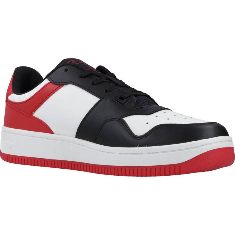 Zapatillas hombre Tommy Jeans Basket Leather Negro