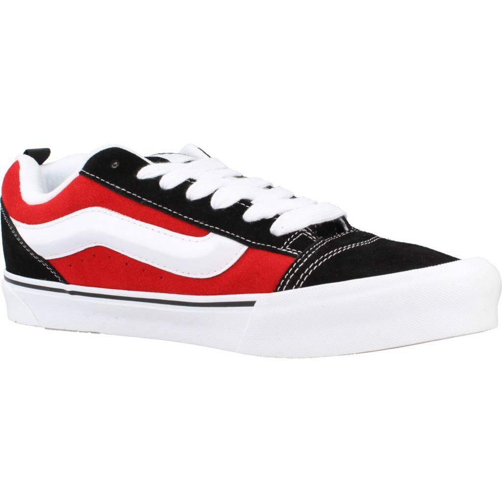 Vans Knu Skool Black Red 5/5